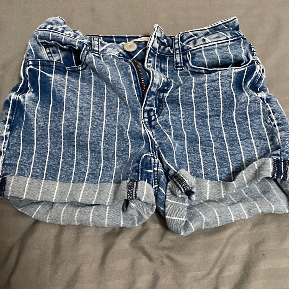 Striped Jean shorts youth